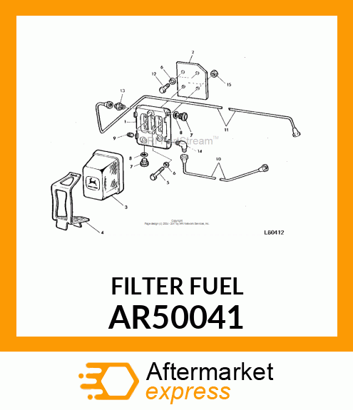 ELEMENT ,FUEL FILTER AR50041