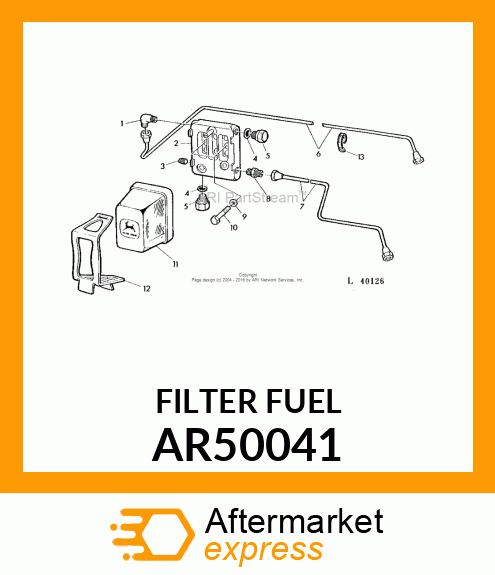 ELEMENT ,FUEL FILTER AR50041