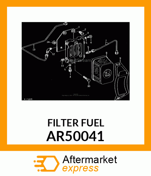 ELEMENT ,FUEL FILTER AR50041