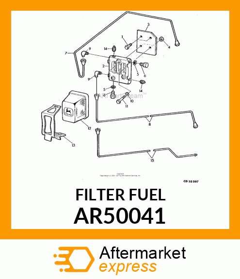 ELEMENT ,FUEL FILTER AR50041