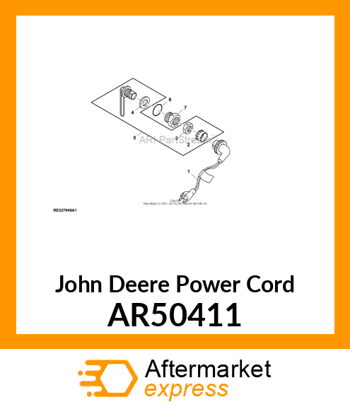POWER CORD, CORD ASSMY AR50411