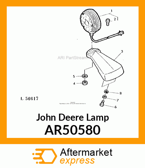 LAMP,WARNING AR50580