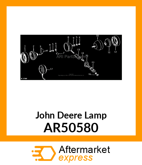 LAMP,WARNING AR50580