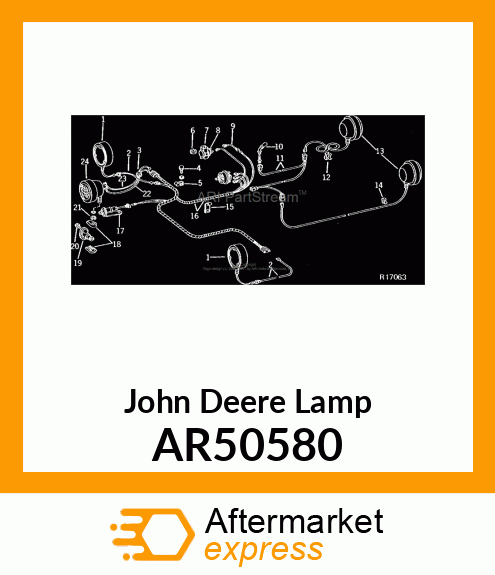 LAMP,WARNING AR50580