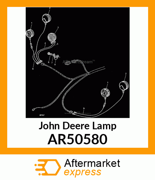 LAMP,WARNING AR50580