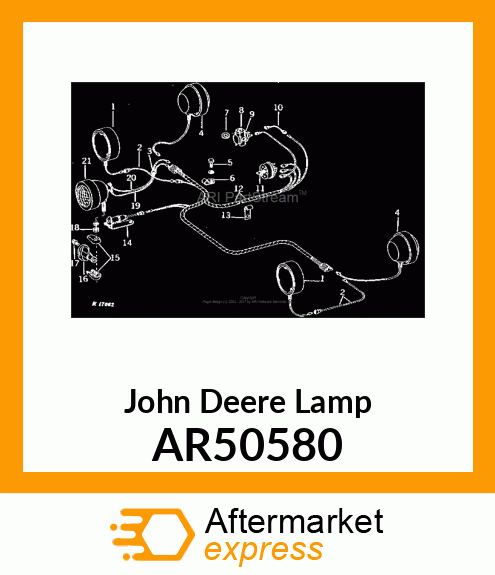 LAMP,WARNING AR50580