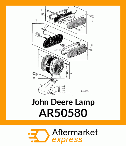 LAMP,WARNING AR50580