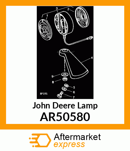 LAMP,WARNING AR50580