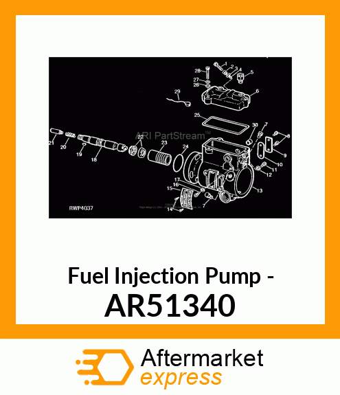 Fuel Injection Pump - AR51340