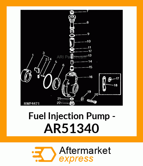 Fuel Injection Pump - AR51340