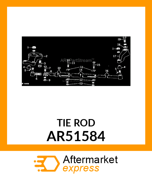 END TIE ROD OUTER AR51584