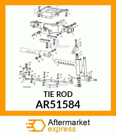 END TIE ROD OUTER AR51584