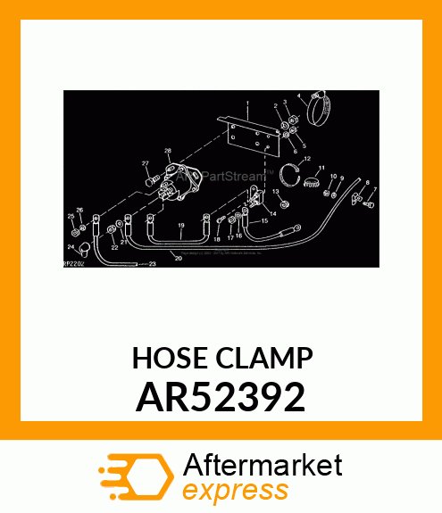CLAMP,HOSE AR52392