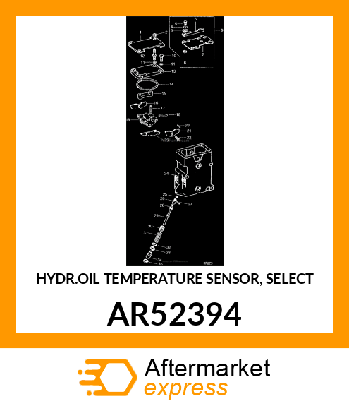 HYDR.OIL TEMPERATURE SENSOR, SELECT AR52394