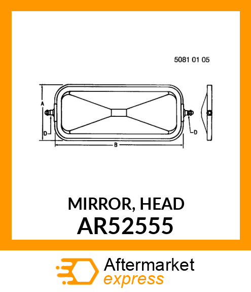 MIRROR, HEAD AR52555