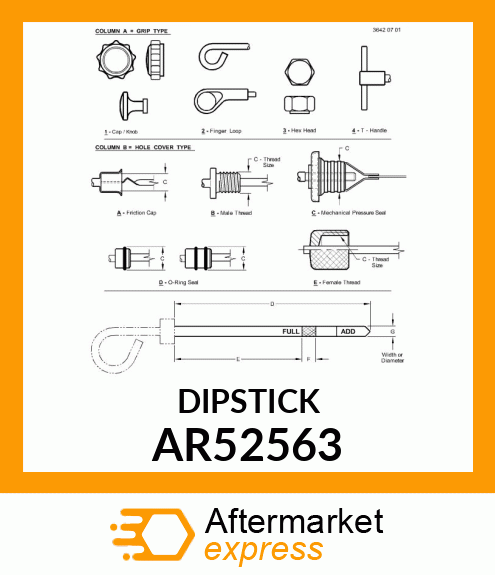DIPSTICK AR52563
