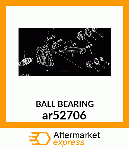 BALL BEARING ar52706