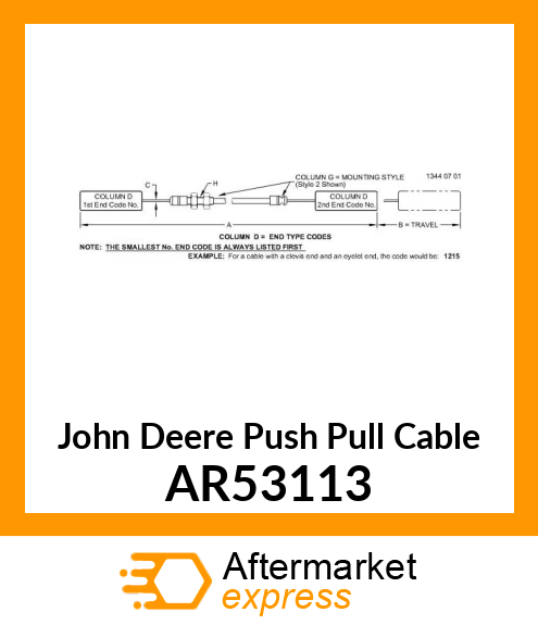 CABLE PUSH AR53113