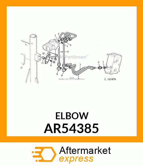 ELBOW,90 DEGREE AR54385