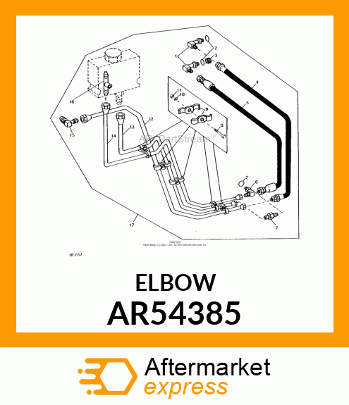 ELBOW,90 DEGREE AR54385