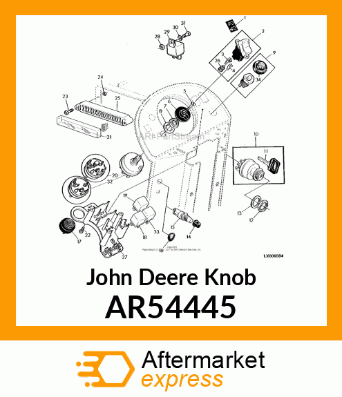 LEVER,LIGHT SWITCH AR54445