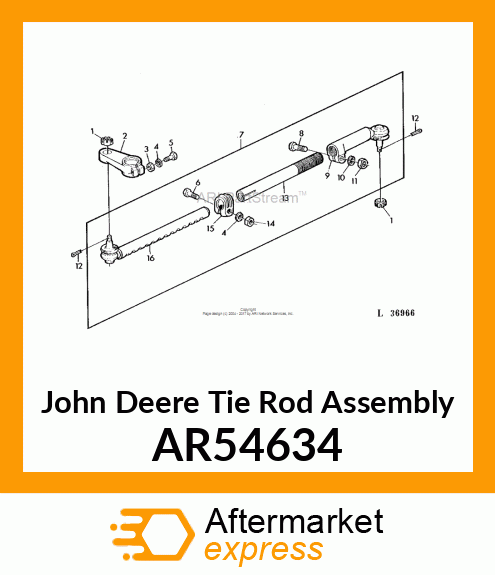 ROD,TIE ASSEMBLY AR54634