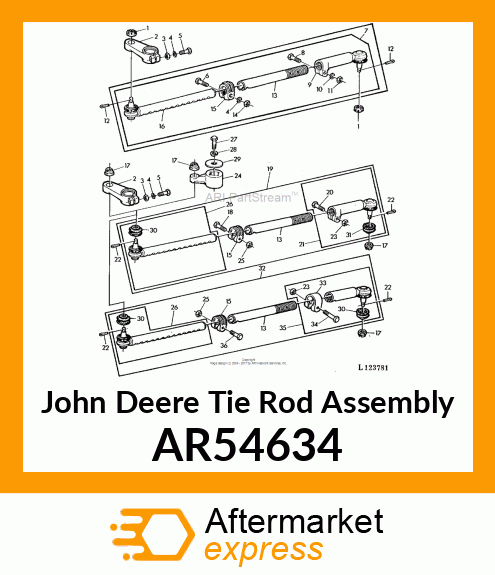 ROD,TIE ASSEMBLY AR54634