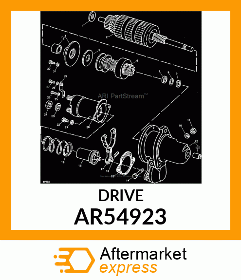 DRIVE,MOTOR AR54923