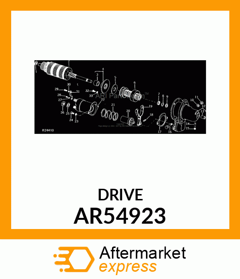 DRIVE,MOTOR AR54923