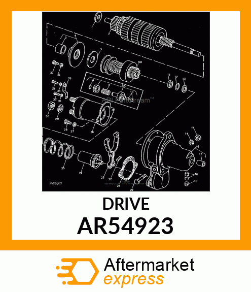 DRIVE,MOTOR AR54923