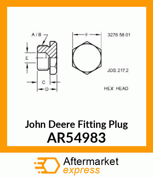 PLUG W/BUSHING AR54983