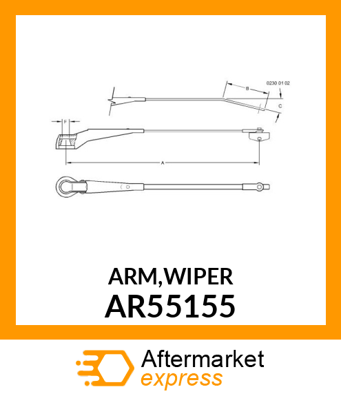 ARM,WIPER AR55155