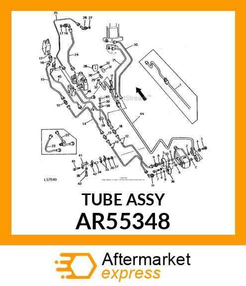 Line - LINE,PRESSURE AR55348