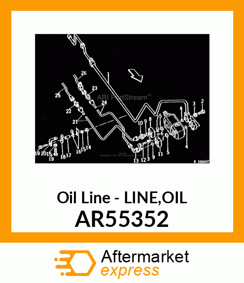 Oil Line - LINE,OIL AR55352