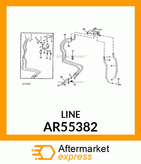 Oil Tube - Oil Tube AR55382