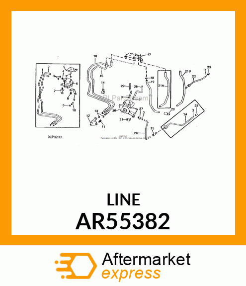 Oil Tube - Oil Tube AR55382