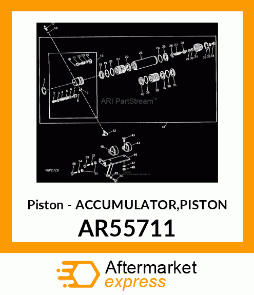 Piston - ACCUMULATOR,PISTON AR55711
