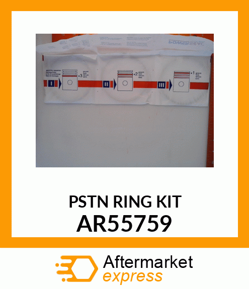 SET, PISTON RING /4.02 BORE/ AR55759