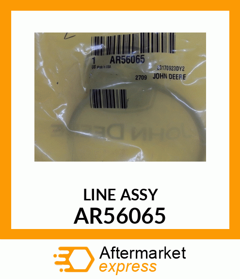 OIL LINE, STRG MOTOR DRAIN AR56065