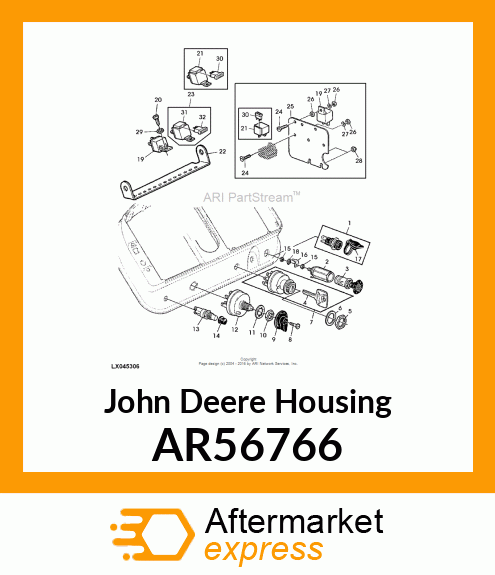 HOUSING,CIGAR LIGHTER AR56766