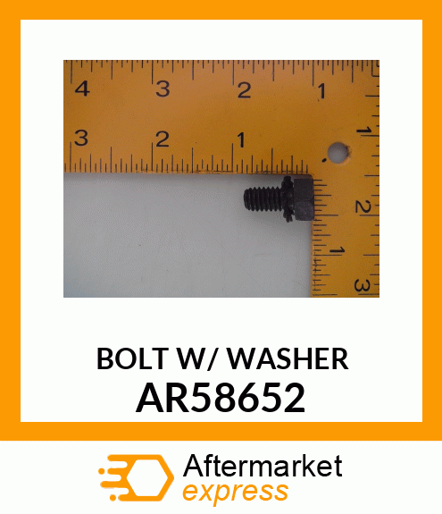 SCREW,SPECIAL WITH WASHER AR58652