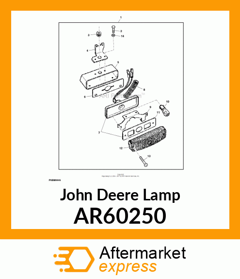 LAMP, WARNING AR60250