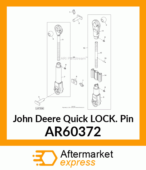 QUICK LOCK PIN, QUICK LOCK PIN AR60372