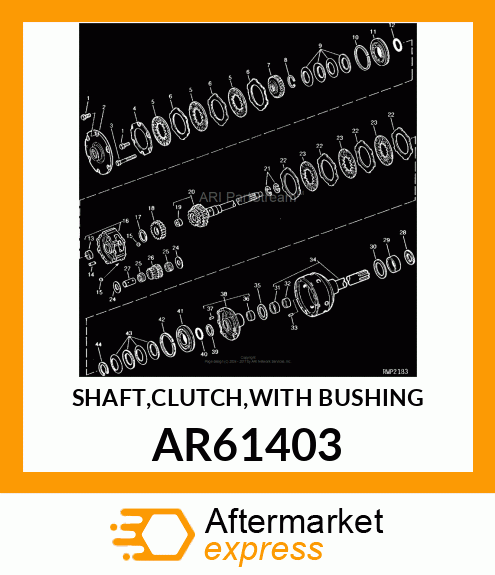 SHAFT,CLUTCH,WITH BUSHING AR61403