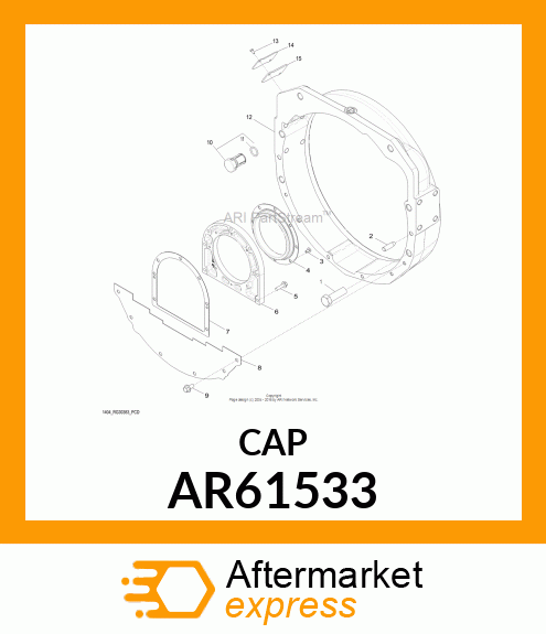 PLUG,CRNKSHFT TOOL OPENING,W/PCKG AR61533