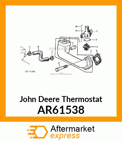 THERMOSTAT, THERMOSTAT AR61538