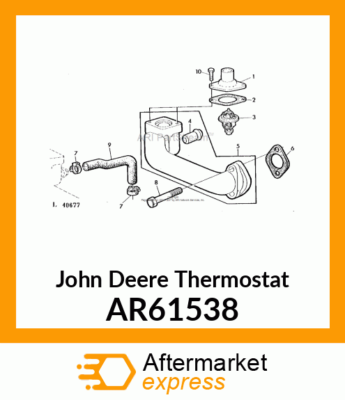 THERMOSTAT, THERMOSTAT AR61538