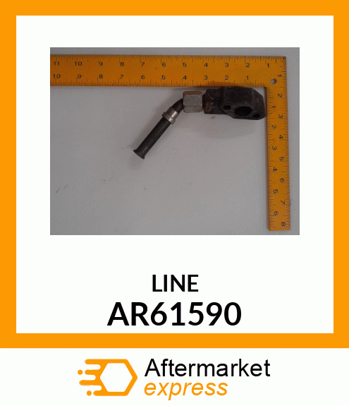 LINE,OIL INLET,W/ADAPTER AR61590