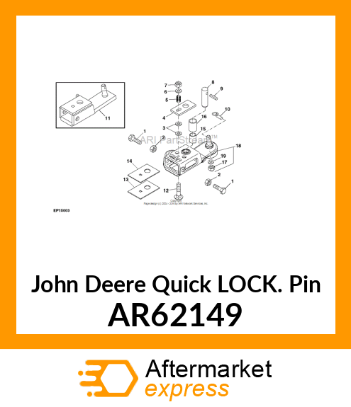 QUICK LOCK PIN AR62149