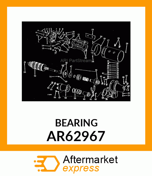 Bearing - GSKT,MIDDLE BRG,W/OIL SEAL ASSEMBLY AR62967